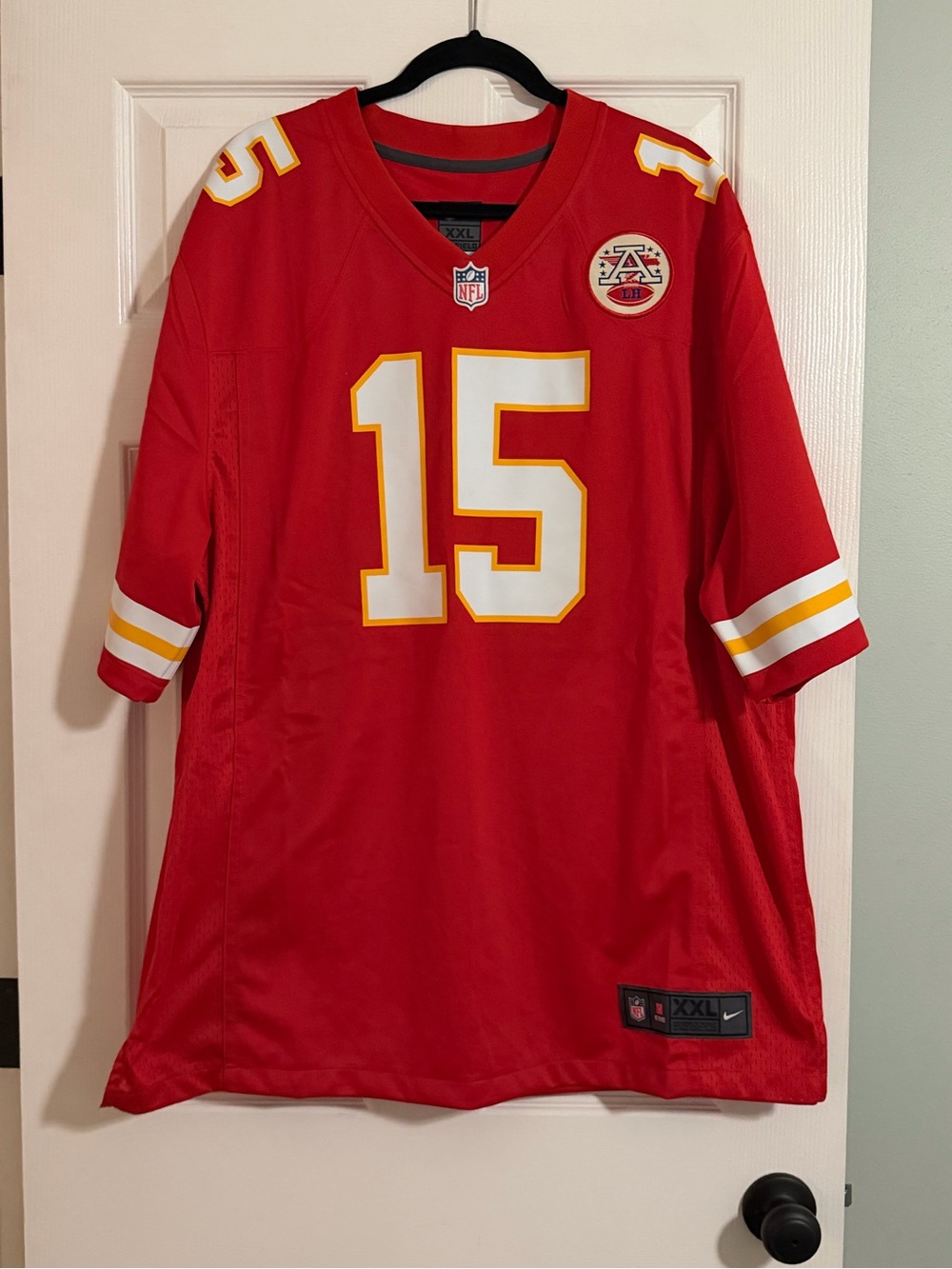 NFL Nike On Field Kansas City Chiefs Red #15 Patrick Mahomes Jersey